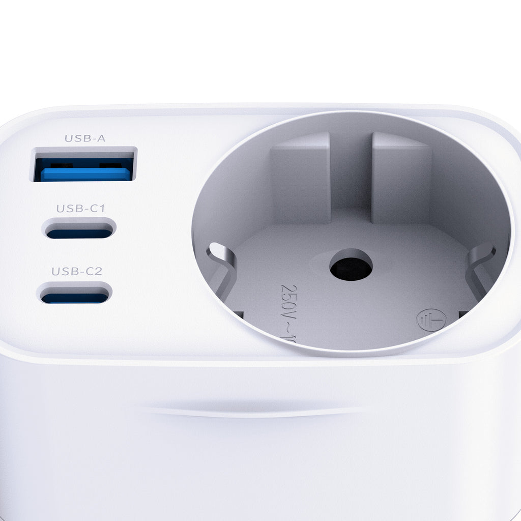 3mk „Hyper Comfort“ įkroviklis GaN PD 30W™ – baltas