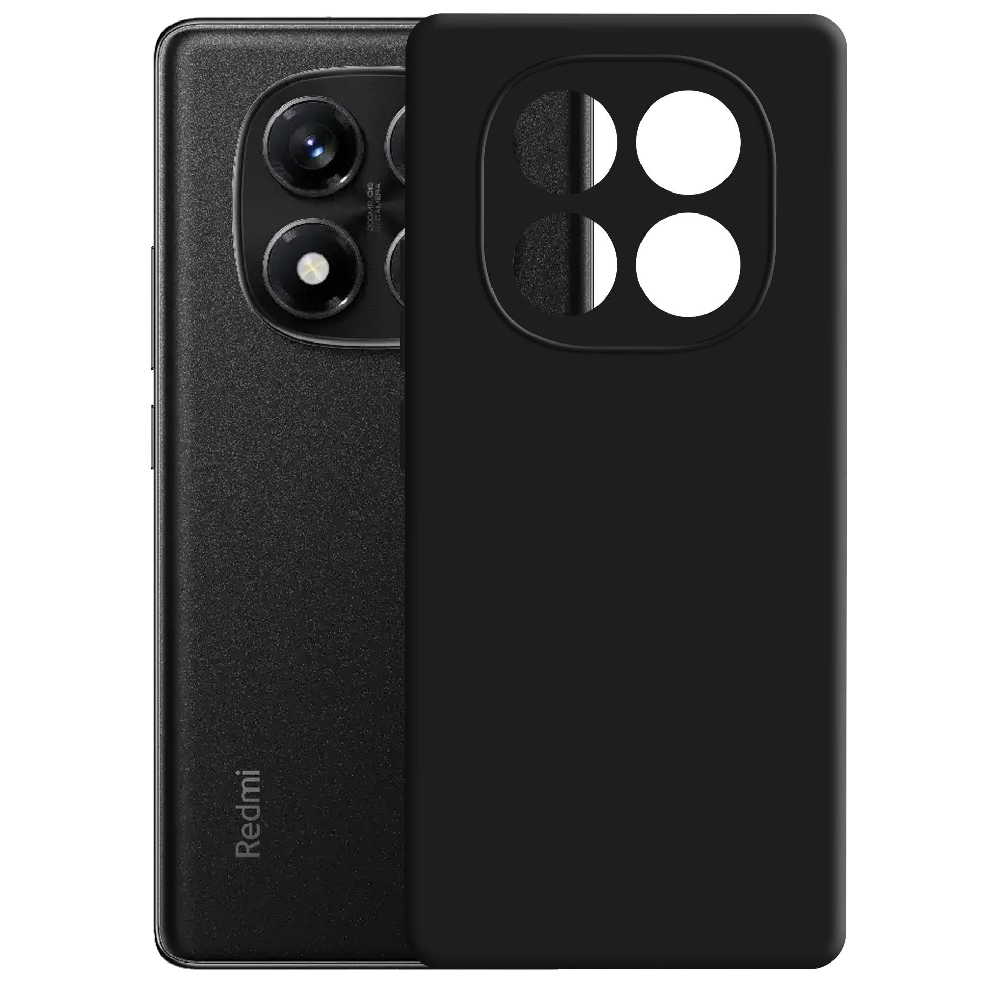 3mk Matt Case Pro dėklas, skirtas Xiaomi Redmi Note 14 Pro 4G – matinė juoda