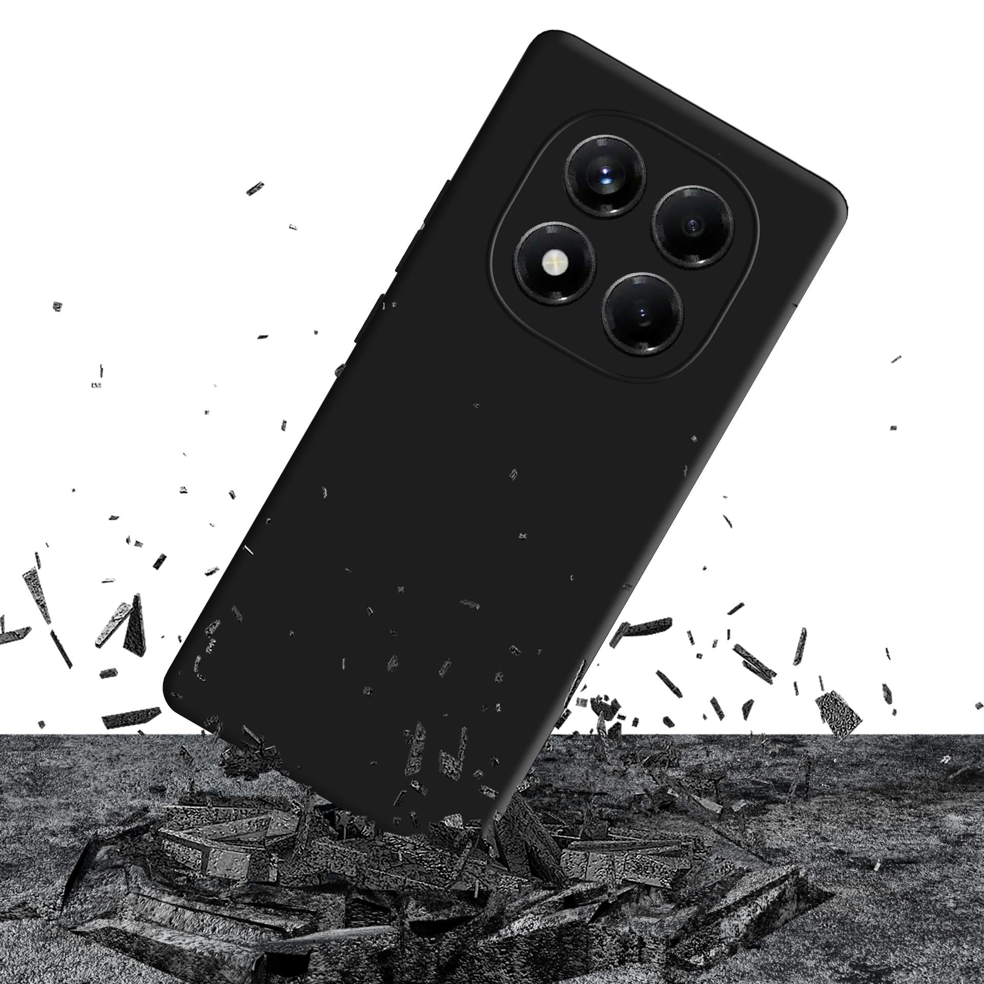 3mk Matt Case Pro dėklas, skirtas Xiaomi Redmi Note 14 Pro 4G – matinė juoda