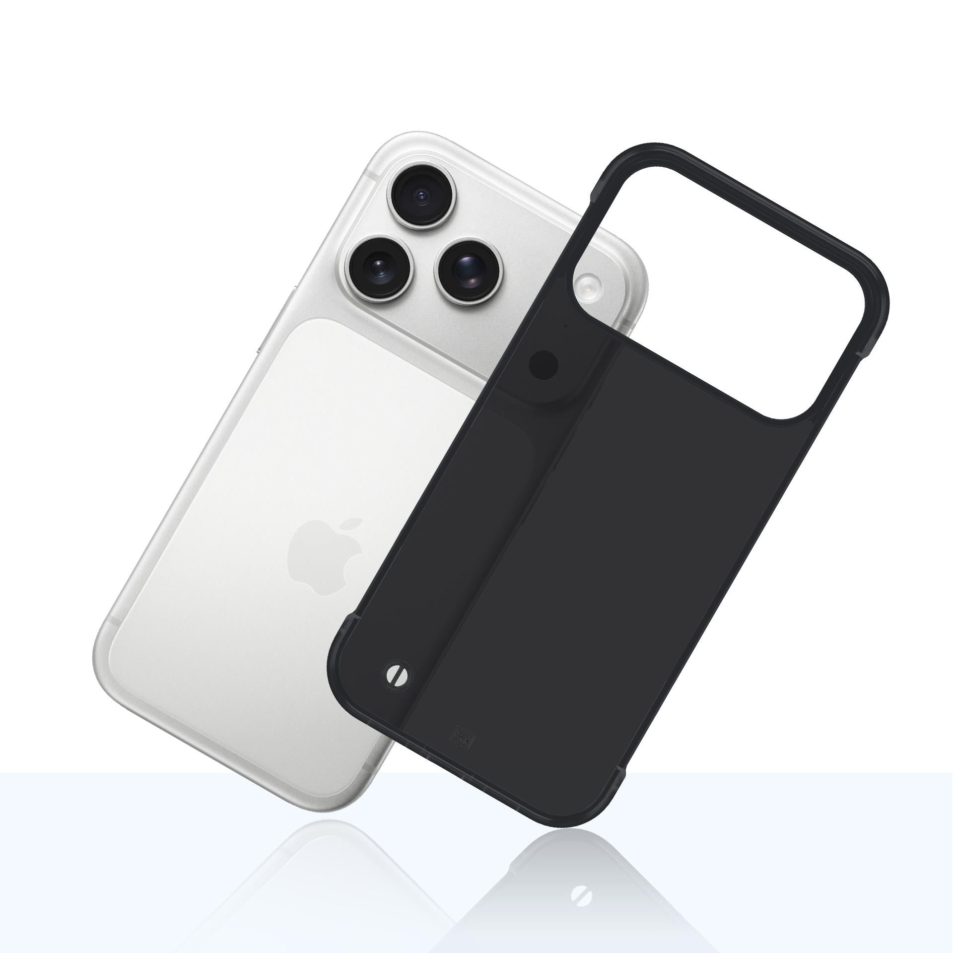 3mk Just20g matinis dėklas, skirtas Apple iPhone 17 Pro – matinė juoda