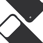 3mk Just20g matinis dėklas, skirtas Apple iPhone 17 Pro – matinė juoda