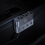 3mk automobilio maitinimo skirstytuvas PD 120W™ QC PPS UCB-C USB-A automobilinis įkroviklis 7 įrenginiams – juodas