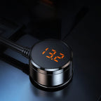3mk automobilio maitinimo skirstytuvas PD 120W™ QC PPS UCB-C USB-A automobilinis įkroviklis 7 įrenginiams – juodas