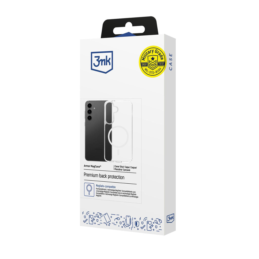 3mk Armor MagCase, skirtas Samsung Galaxy S24 / S25 – skaidrus