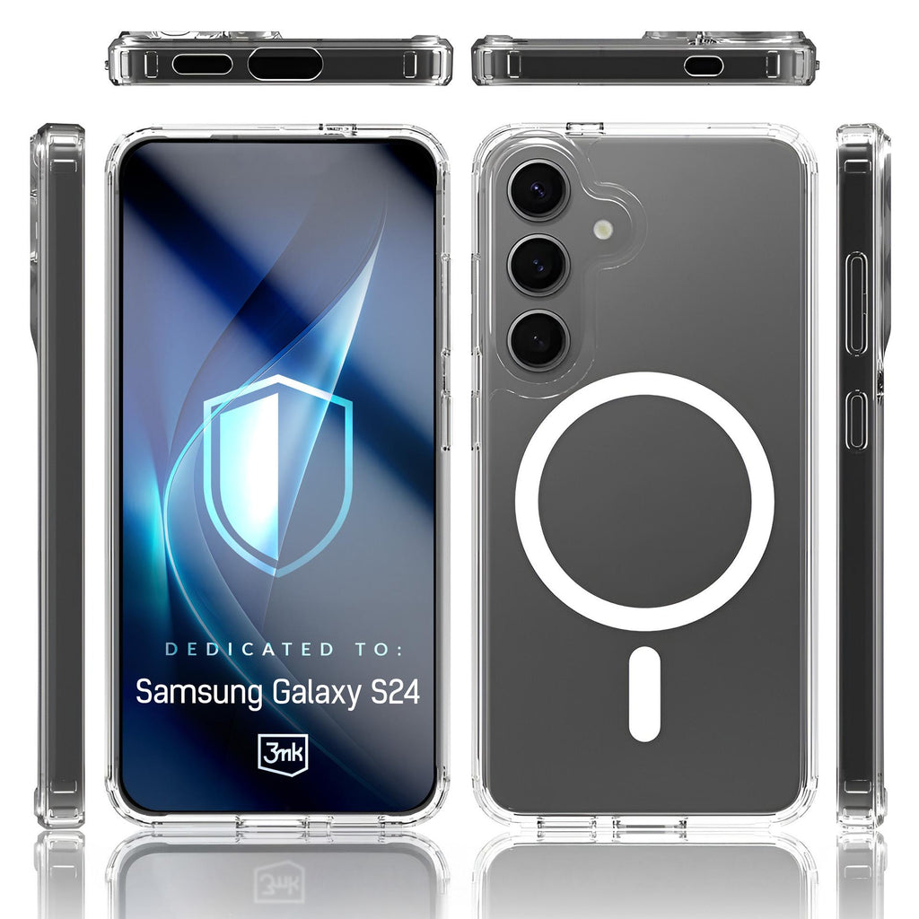 3mk Armor MagCase, skirtas Samsung Galaxy S24 / S25 – skaidrus