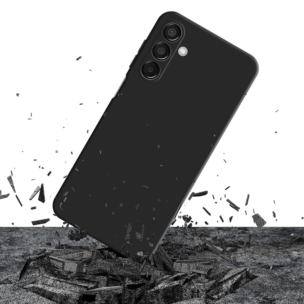 3mk Matt Case Pro, skirtas Samsung Galaxy M15 5G – matinė juoda -- Samsung Galaxy M15 5G