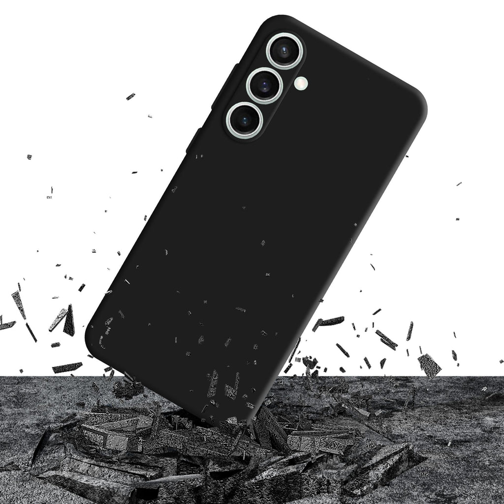 3mk Matt Case Pro, skirtas Samsung Galaxy S23 FE – matinė juoda