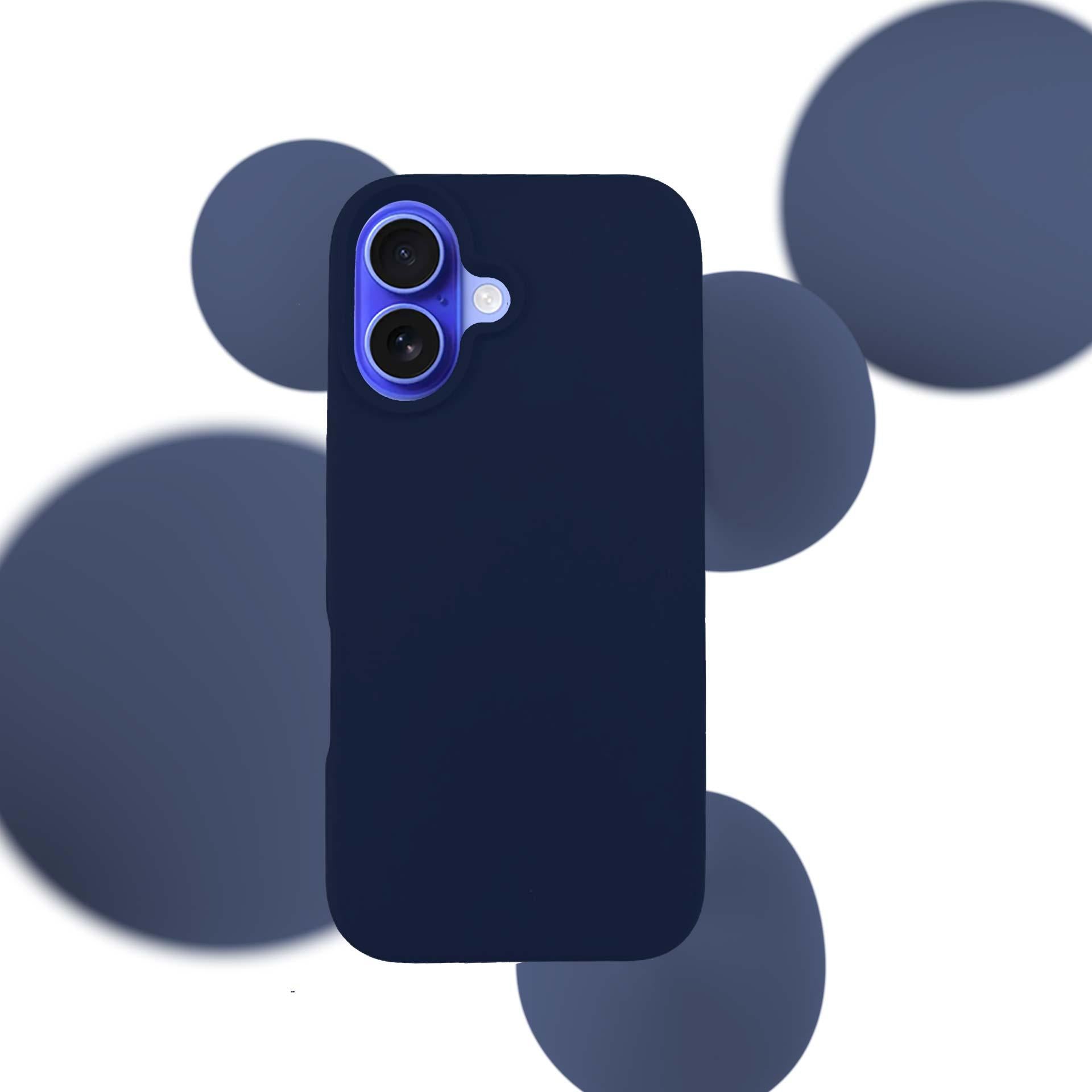 3mk Silikon dėžutė iPhone 16 Plus - tamsiai mėlyna -- iPhone 16 Plus