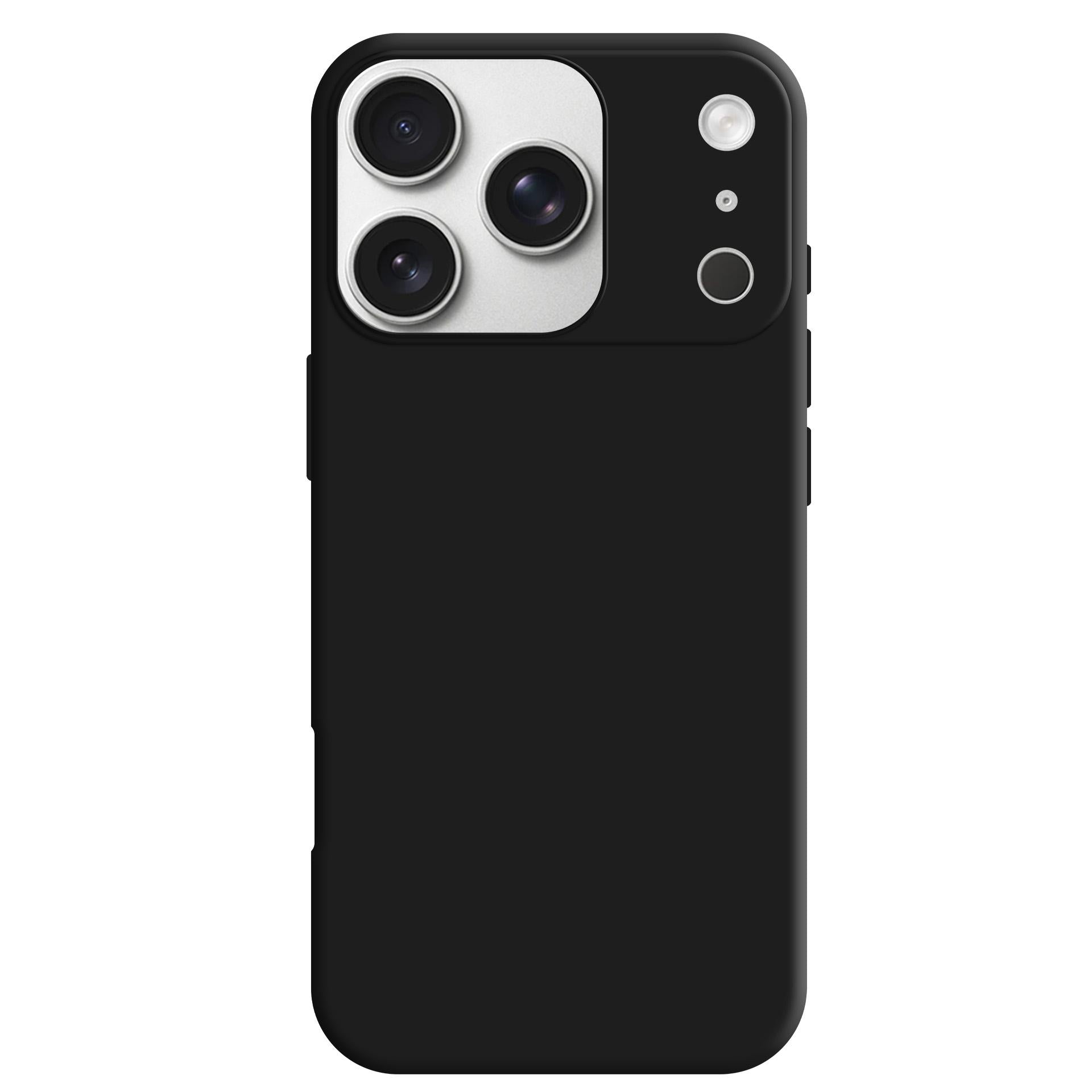 3mk Matt Case Pro, skirtas Apple iPhone 17 Pro Max – matinė juoda