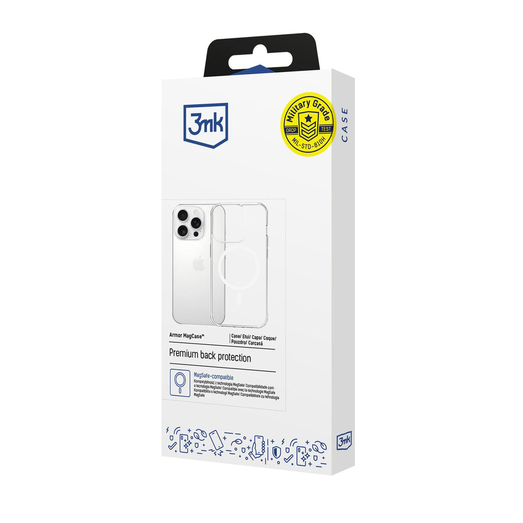 3mk Armor MagCase, skirtas iPhone 14 Pro – skaidrus