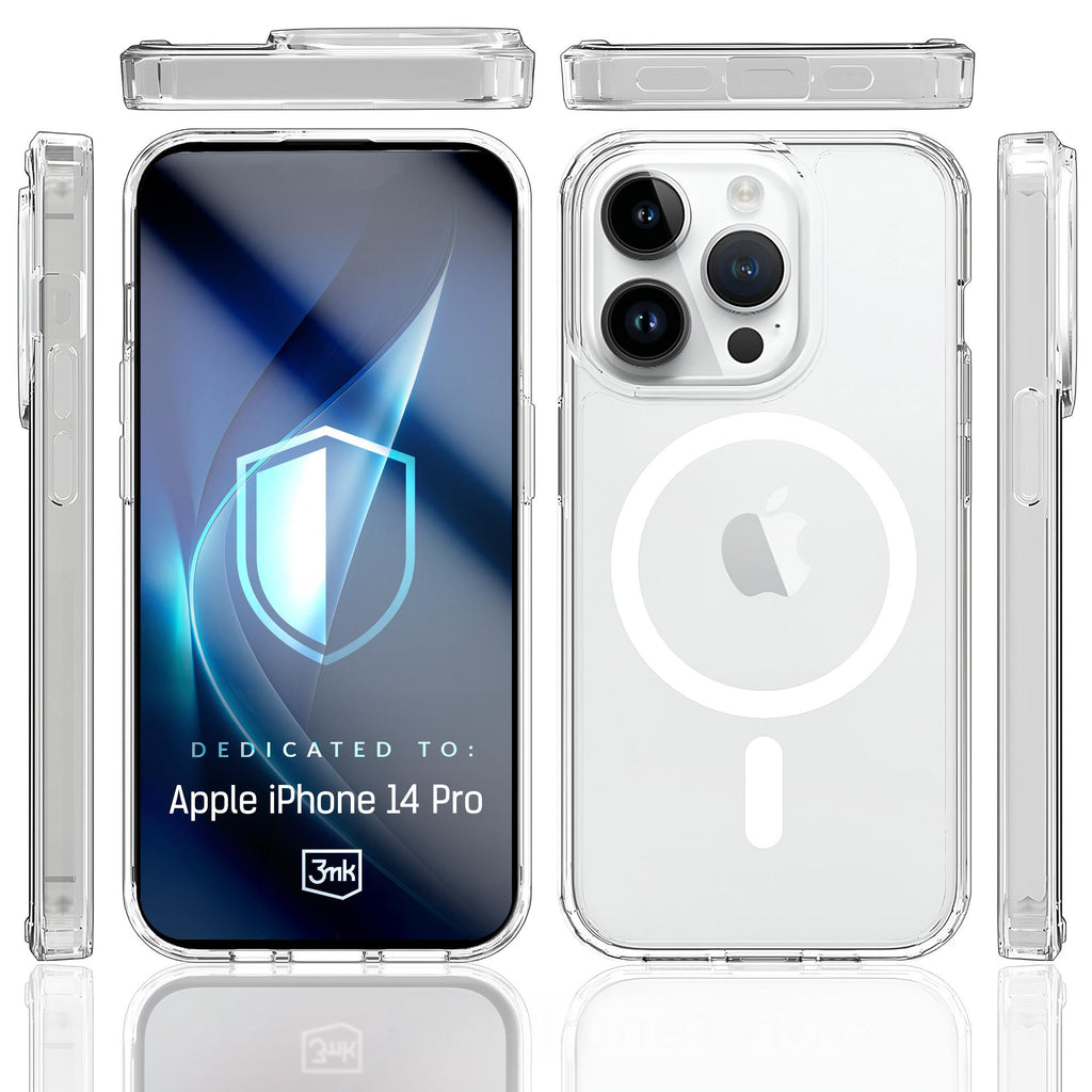 3mk Armor MagCase, skirtas iPhone 14 Pro – skaidrus