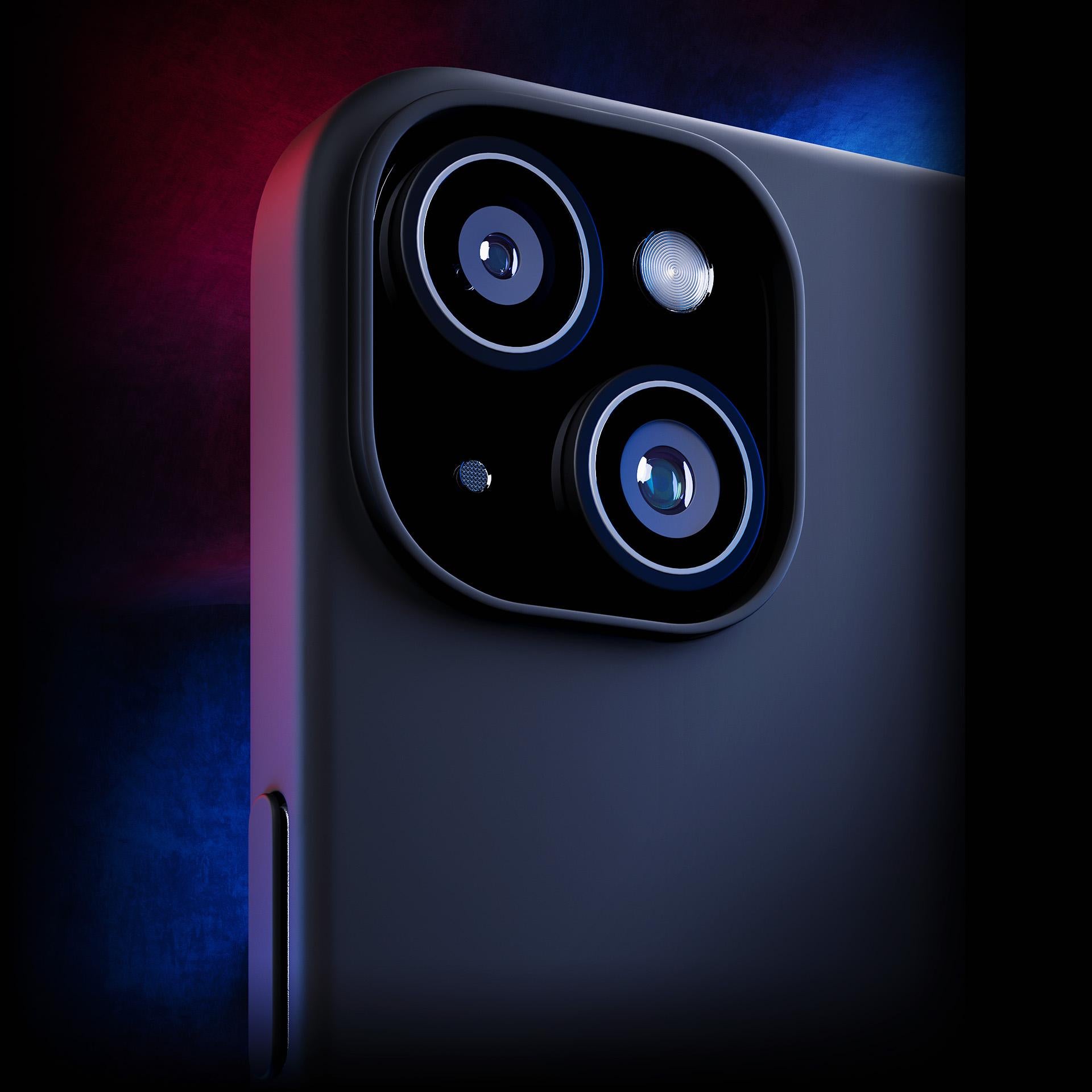 3mk Matt Case Pro, skirtas Apple iPhone 15 – matinė juoda
