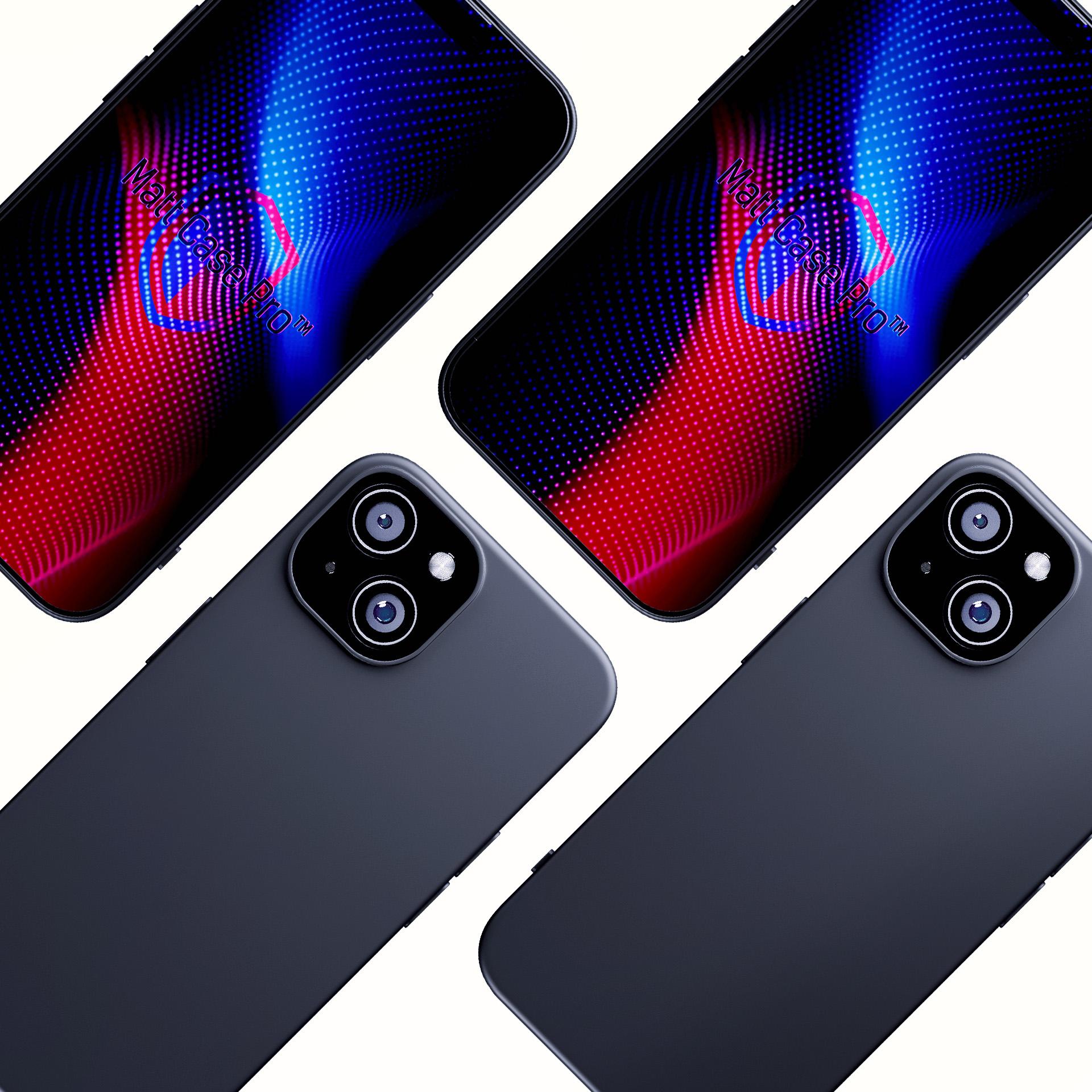 3mk Matt Case Pro, skirtas Apple iPhone 15 – matinė juoda