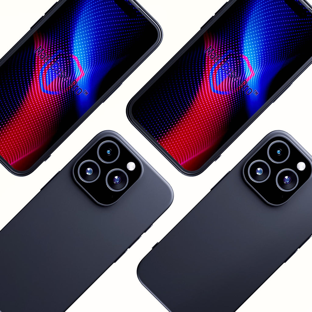 3mk Matt Case Pro, skirtas Apple iPhone 15 Pro – matinė juoda