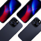 3mk Matt Case Pro, skirtas Apple iPhone 15 Pro – matinė juoda