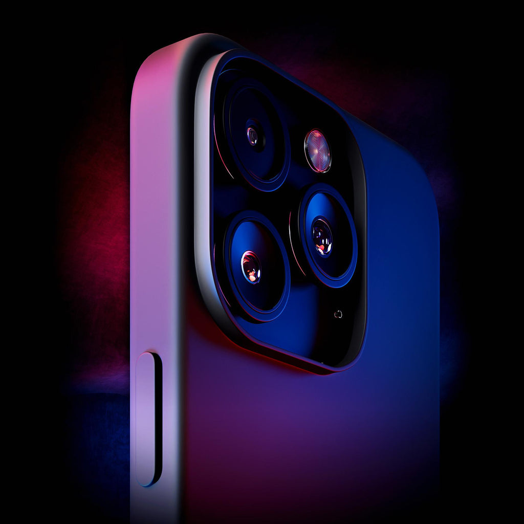 3mk Matt Case Pro, skirtas Apple iPhone 15 Pro – matinė juoda