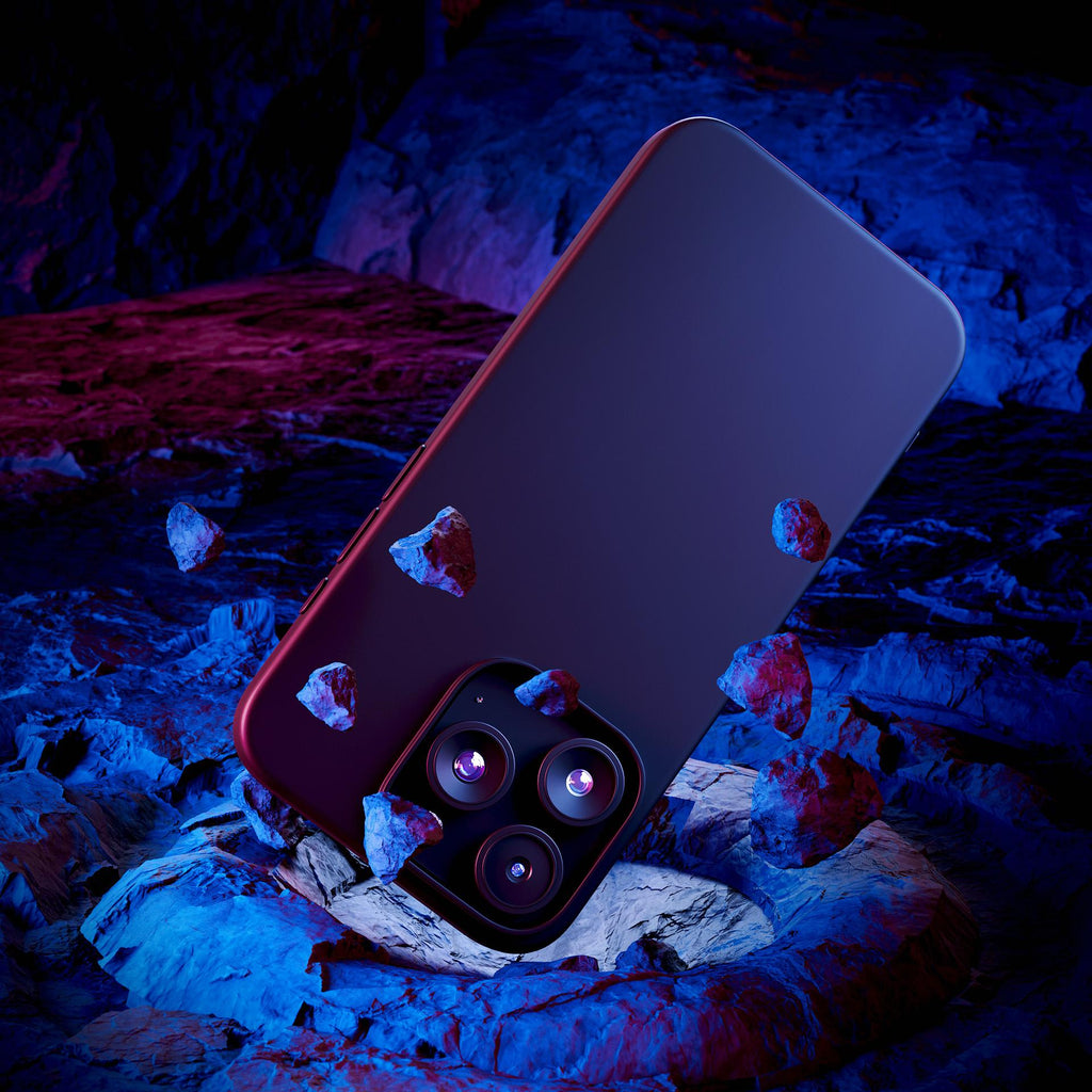 3mk Matt Case Pro, skirtas Apple iPhone 15 Pro – matinė juoda