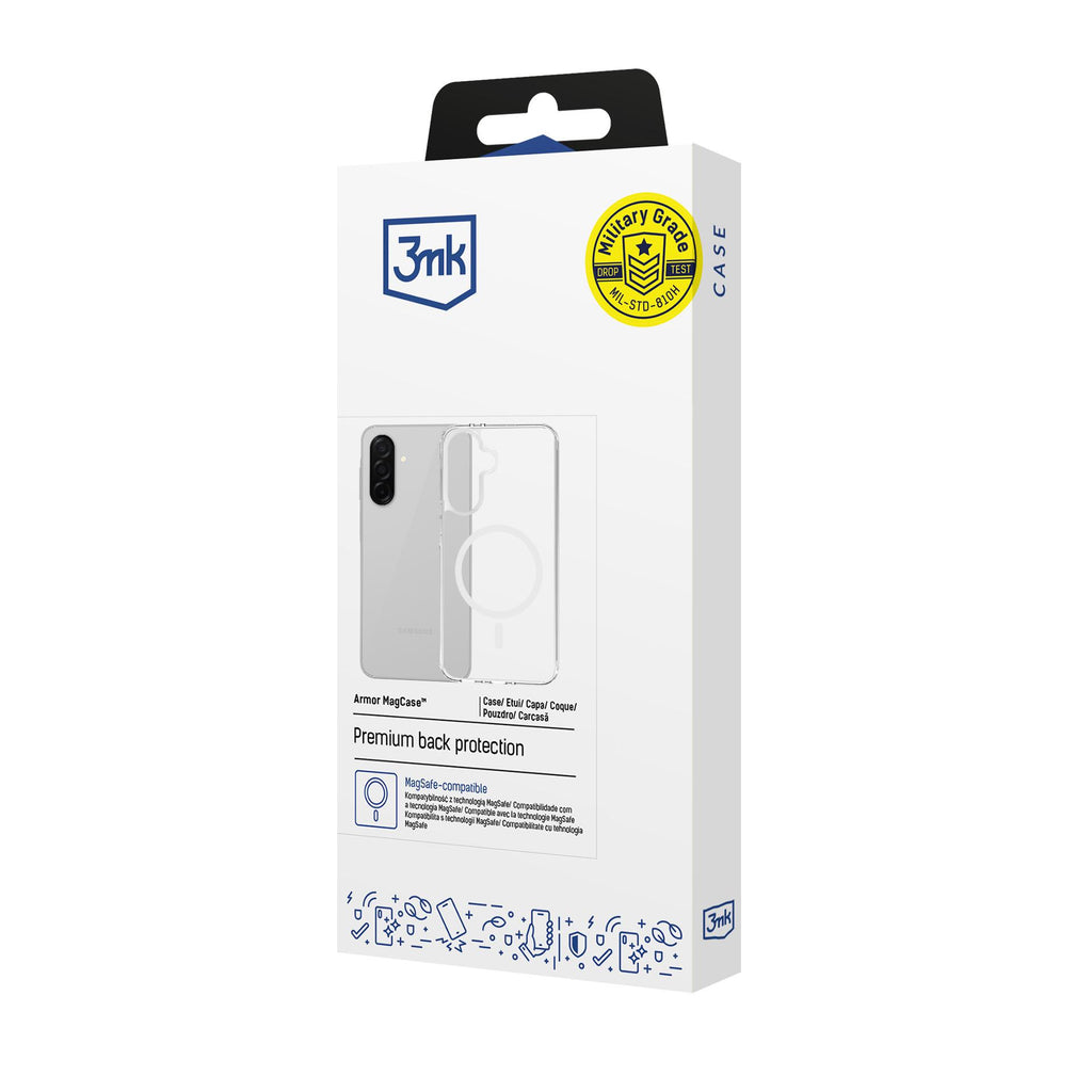 3mk Armor MagCase, skirtas Samsung Galaxy A56 - skaidrus