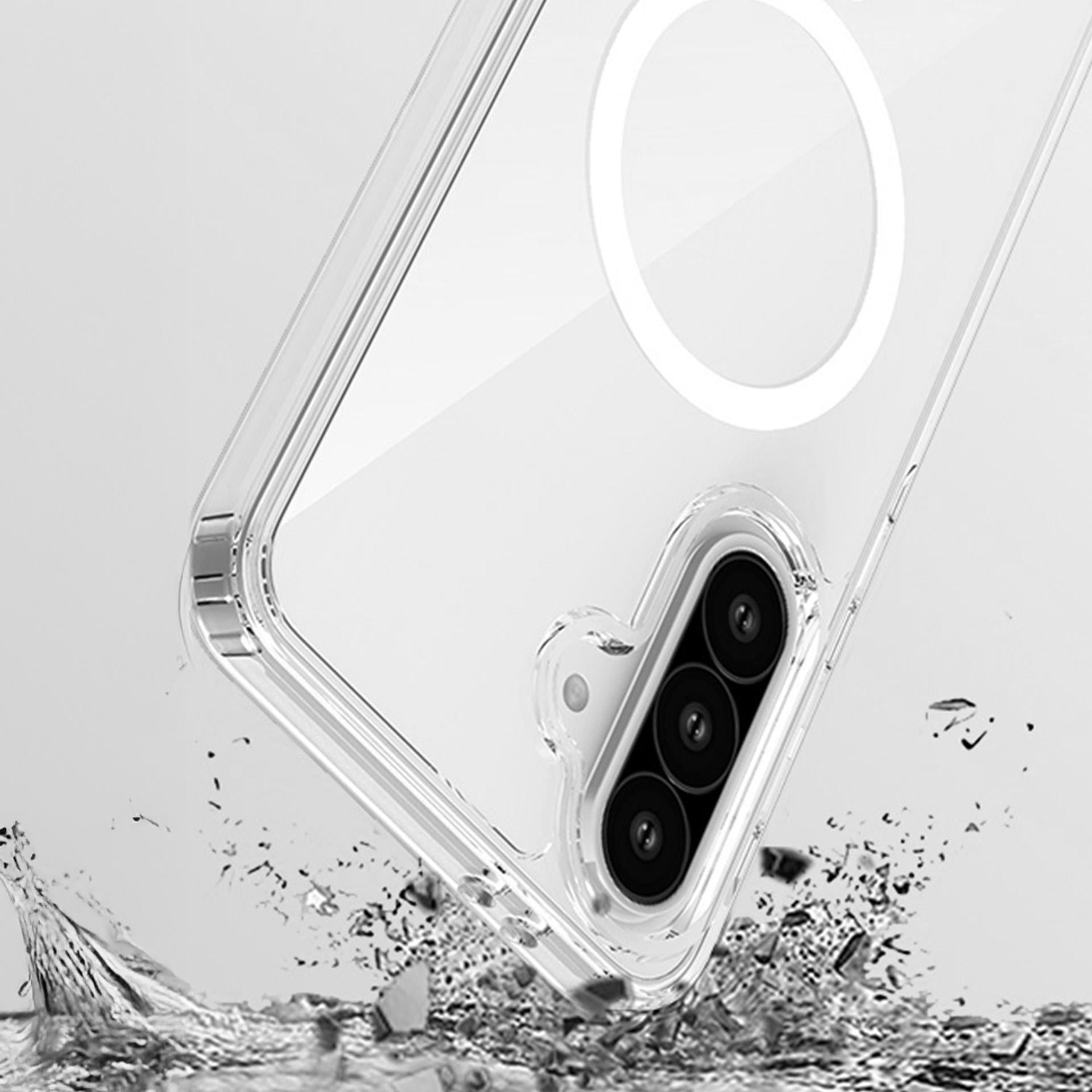 3mk Armor MagCase, skirtas Samsung Galaxy A56 - skaidrus