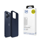 3mk silikoninis dėklas, skirtas iPhone 15 Pro Max – tamsiai mėlynas -- iPhone 15 Pro Max