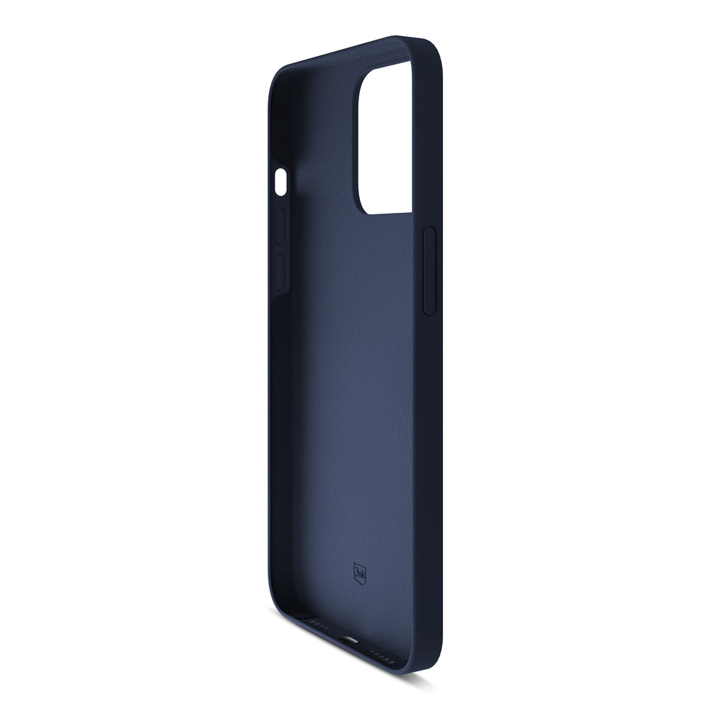 3mk silikoninis dėklas, skirtas iPhone 15 Pro Max – tamsiai mėlynas -- iPhone 15 Pro Max