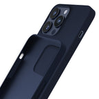 3mk silikoninis dėklas, skirtas iPhone 15 Pro Max – tamsiai mėlynas -- iPhone 15 Pro Max