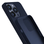 3mk silikoninis dėklas, skirtas iPhone 15 Pro Max – tamsiai mėlynas -- iPhone 15 Pro Max