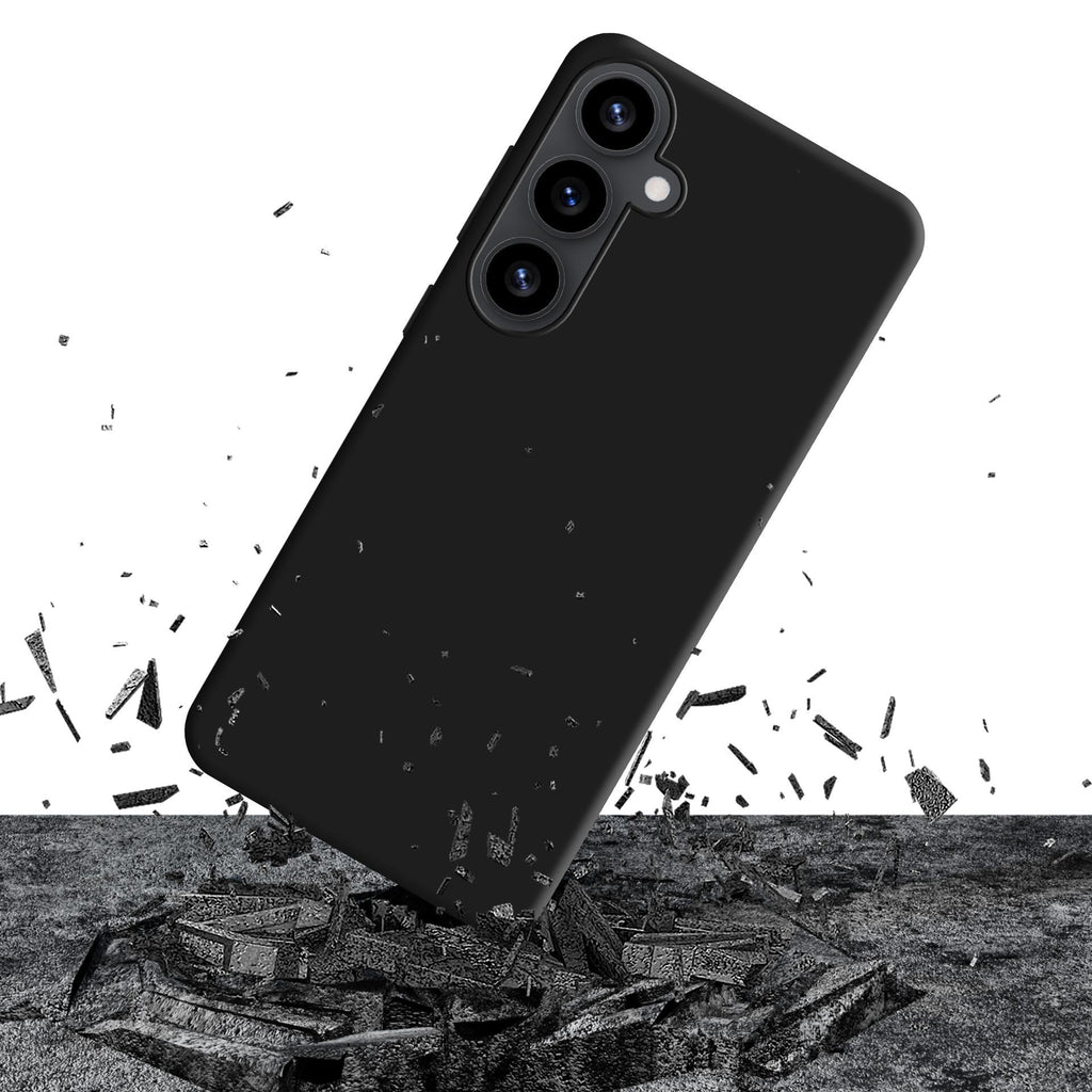 3mk Matt Case Pro, skirtas Samsung Galaxy S25 – matinė juoda