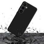 3mk Matt Case Pro, skirtas Samsung Galaxy S25 – matinė juoda