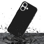 3mk Matt Case Pro, skirtas Apple iPhone 17 - matinė juoda