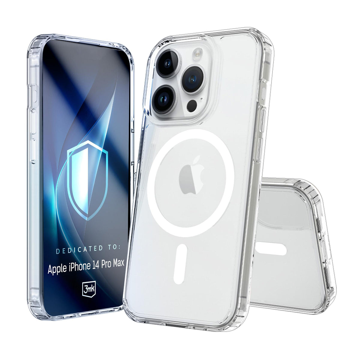 3mk Armor MagCase, skirtas iPhone 14 Pro Max – skaidrus