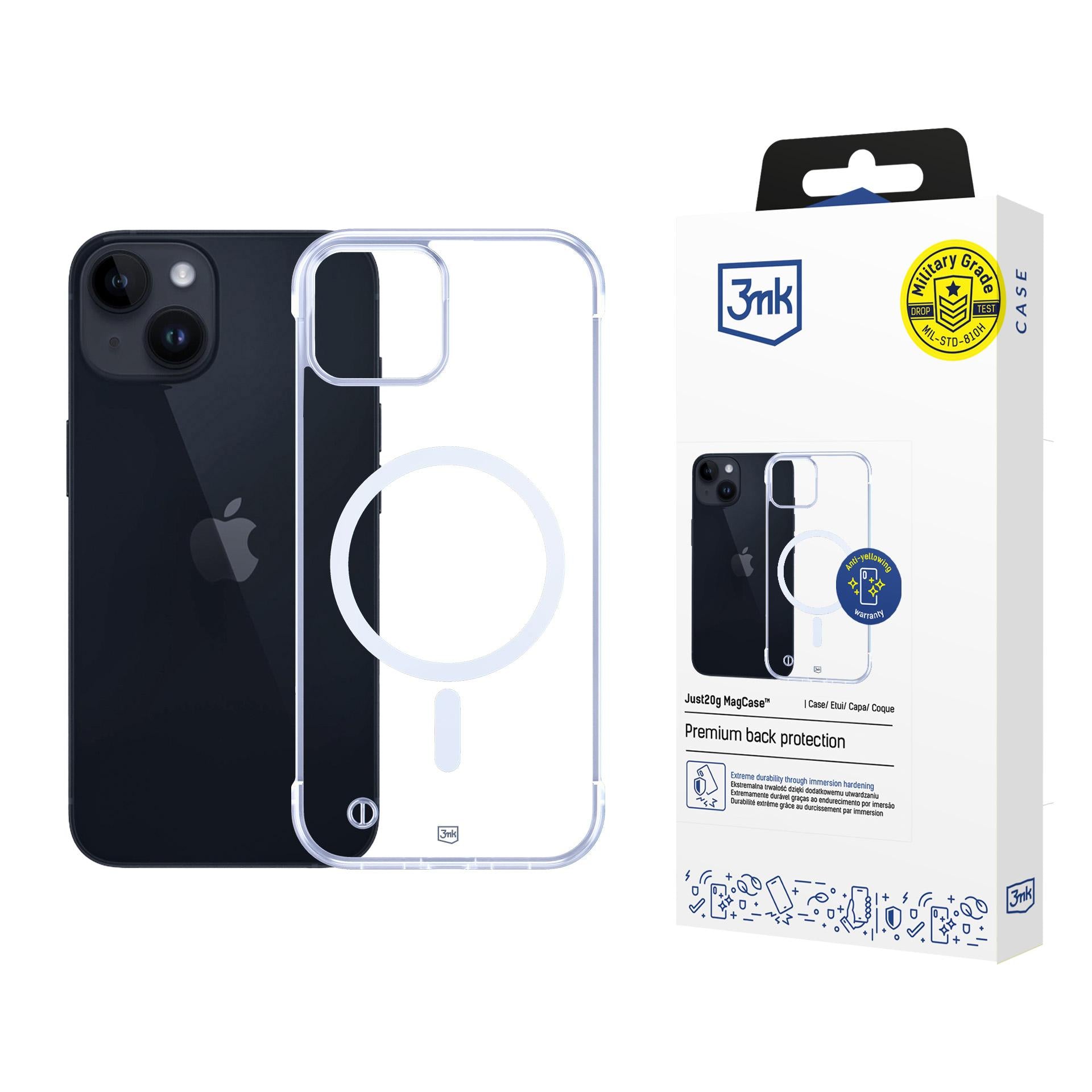 3mk Just20g MagCase iPhone 14 - skaidrus -- iPhone 14