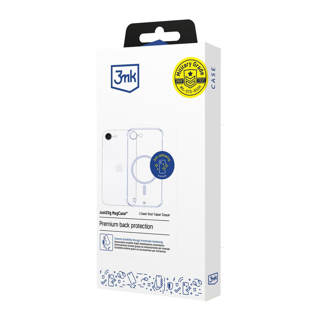 3mk Just20g MagCase iPhone 16E - skaidrus