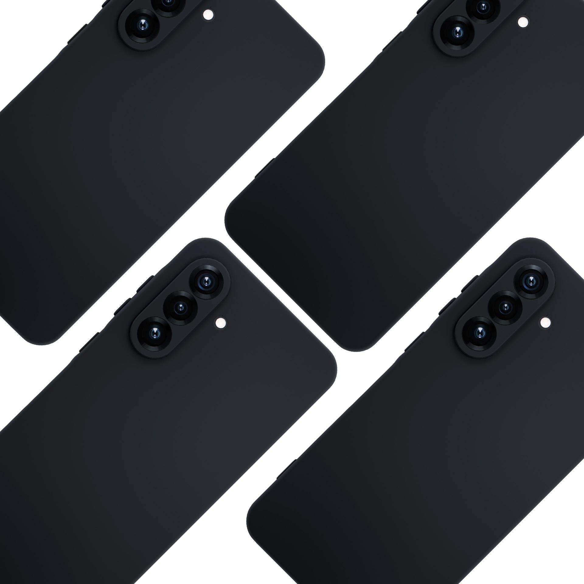 3mk Matt Case Pro, skirtas Samsung Galaxy A26 5G – matinė juoda