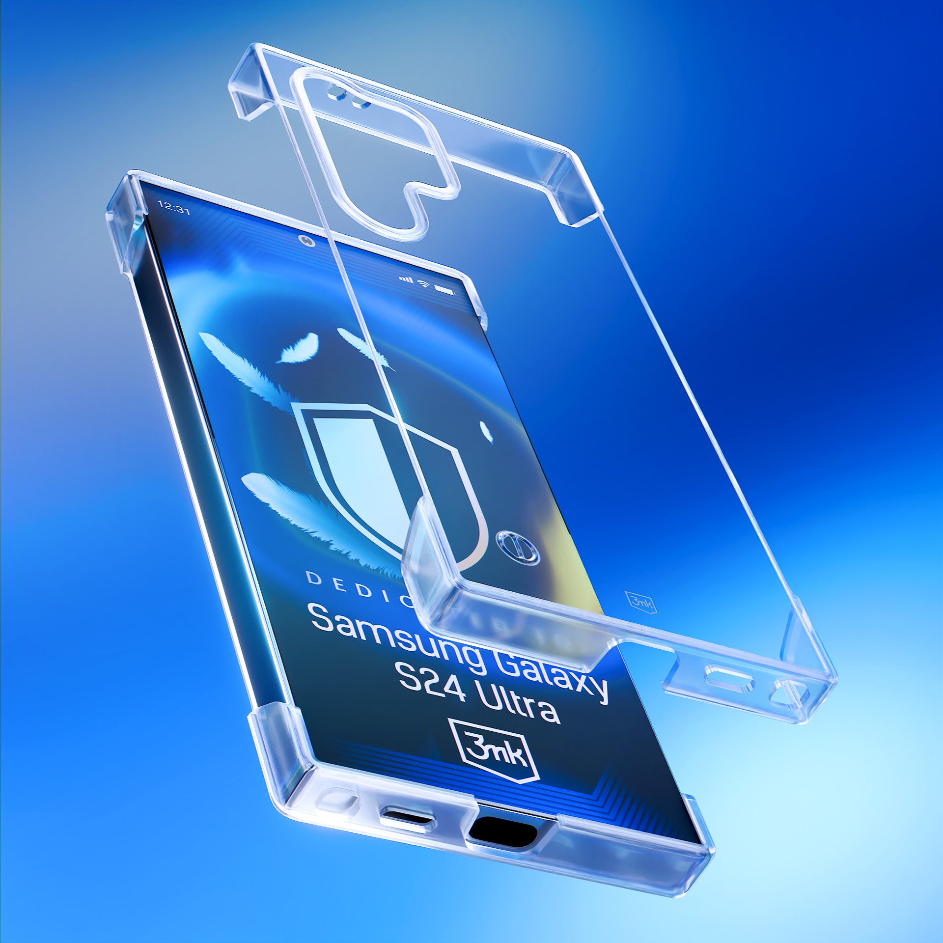 3mk Just20g Clear dėklas, skirtas Samsung Galaxy S24 Ultra – skaidrus -- Samsung Galaxy S24 Ultra