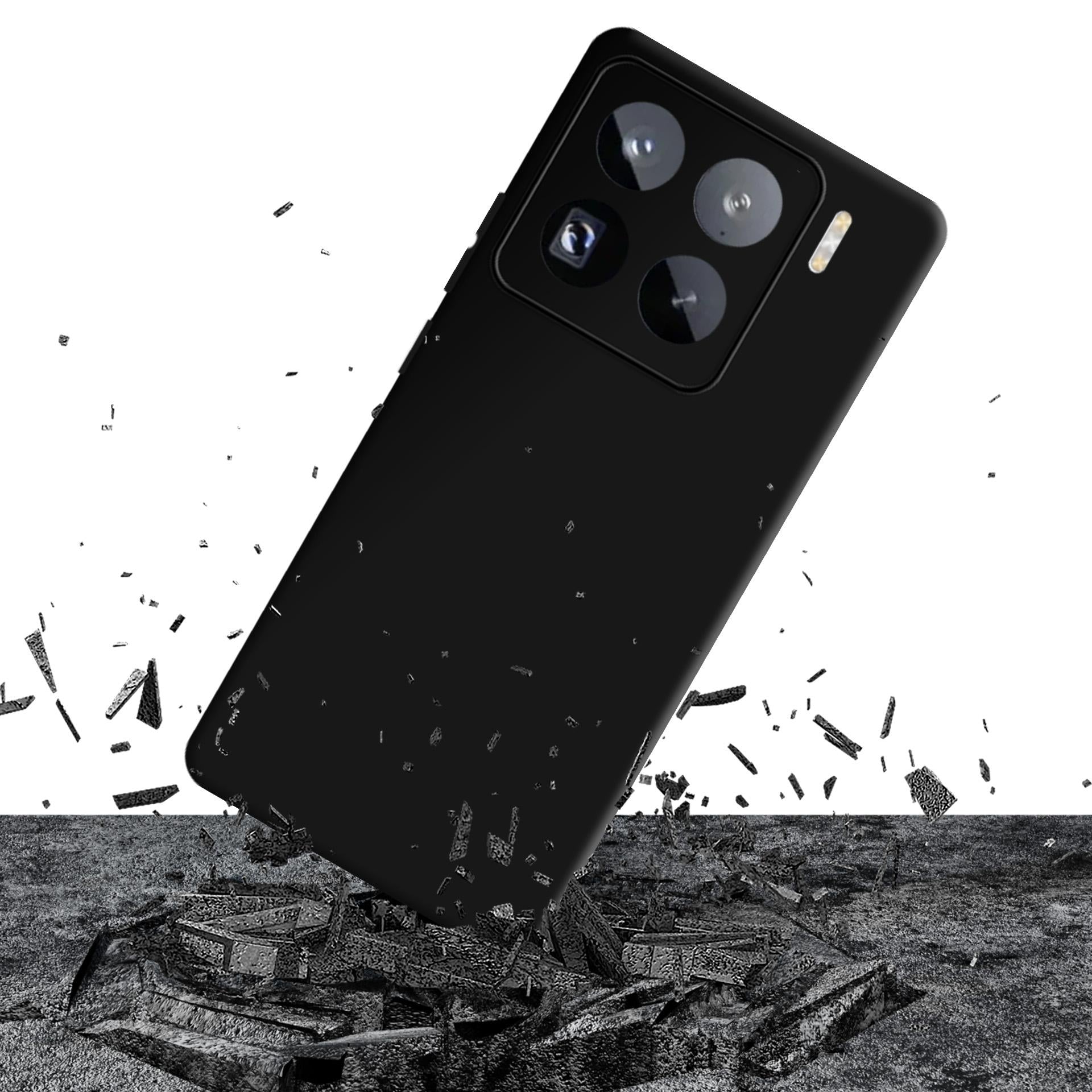 3mk Matt Case Pro, skirtas Xiaomi 15 Pro – matinė juoda -- Xiaomi 15 Pro