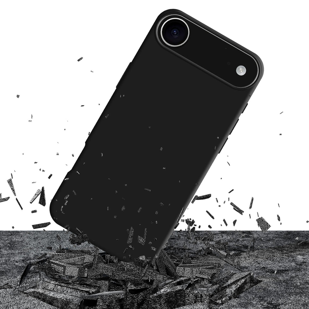 3mk Matt Case Pro, skirtas Apple iPhone 17 Air – matinė juoda
