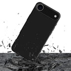 3mk Matt Case Pro, skirtas Apple iPhone 17 Air – matinė juoda