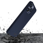 3mk Silicone Case skirtas iPhone 16 Pro Max – tamsiai mėlynas -- iPhone 16 Pro Max
