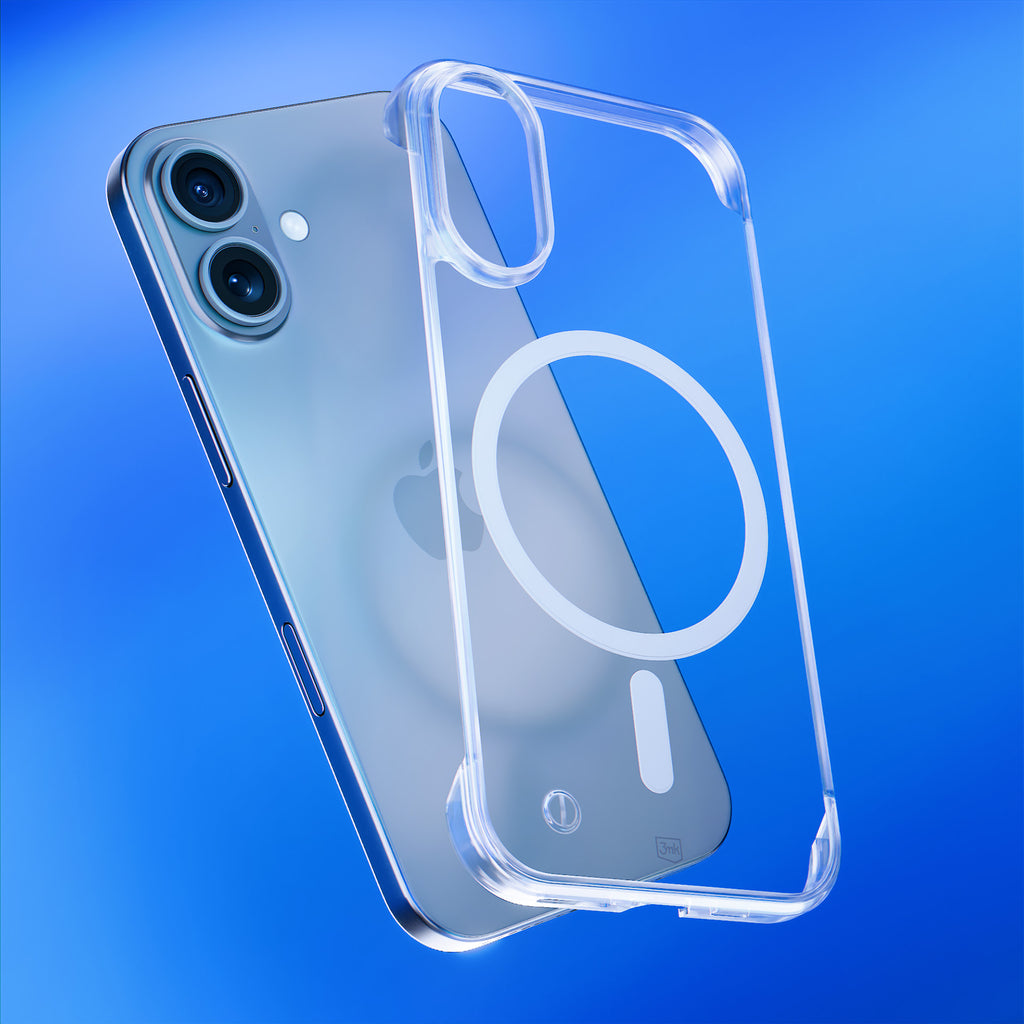 3mk Just20g MagCase iPhone 16 - skaidrus