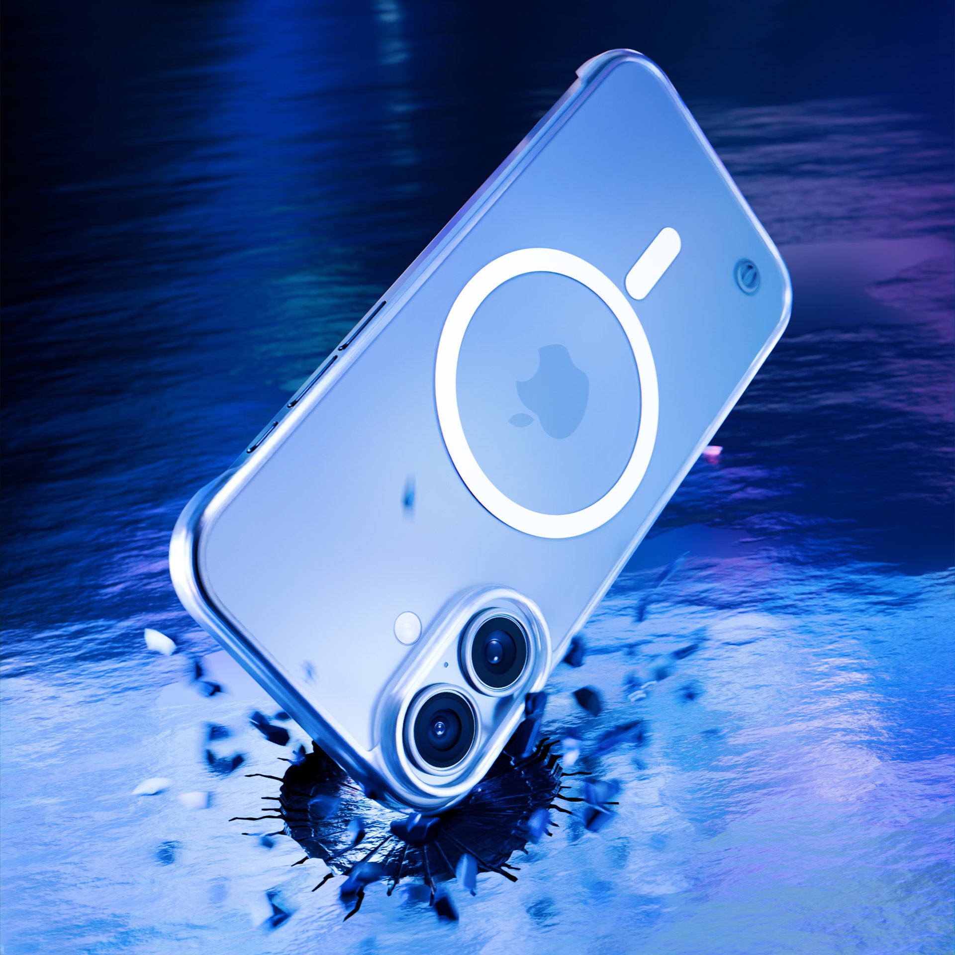 3mk Just20g MagCase iPhone 16 - skaidrus