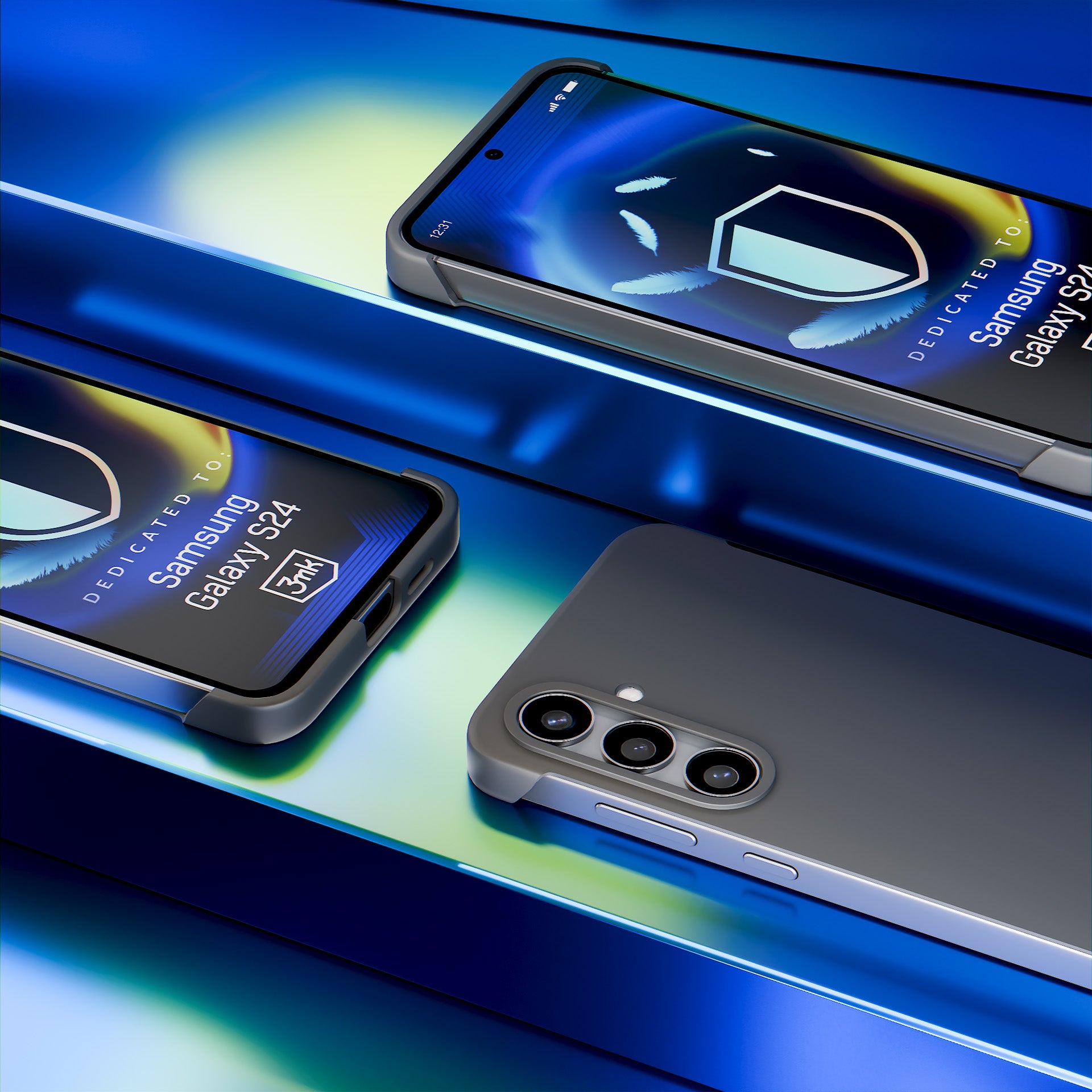 3mk Just20g Matt Case skirtas Samsung Galaxy S24 – matinis juodas -- Samsung Galaxy S24