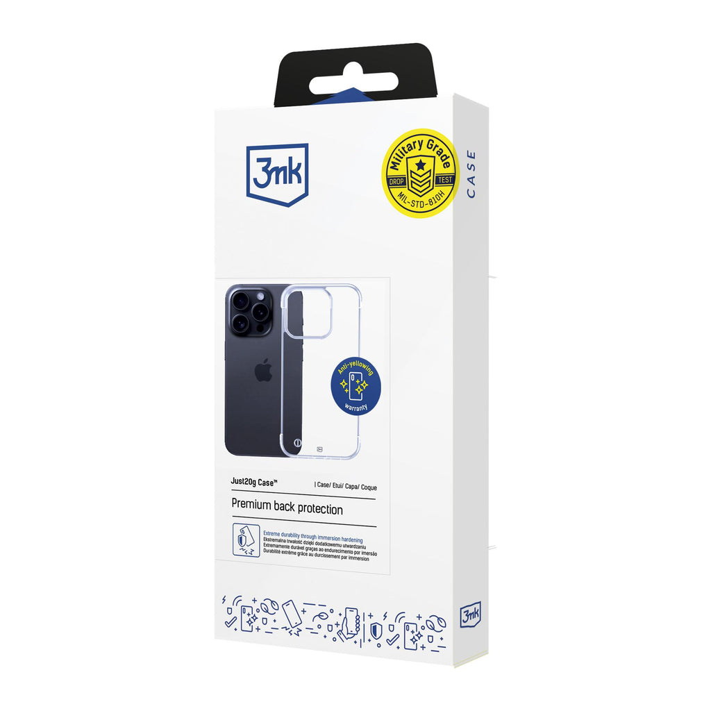 3mk Just20g skaidrus dėklas Apple iPhone 13 Pro - skaidrus -- iPhone 13 Pro