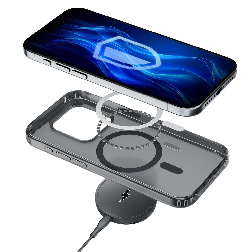 3mk Frosty MagCase Black, skirtas iPhone 16 Pro - juodas