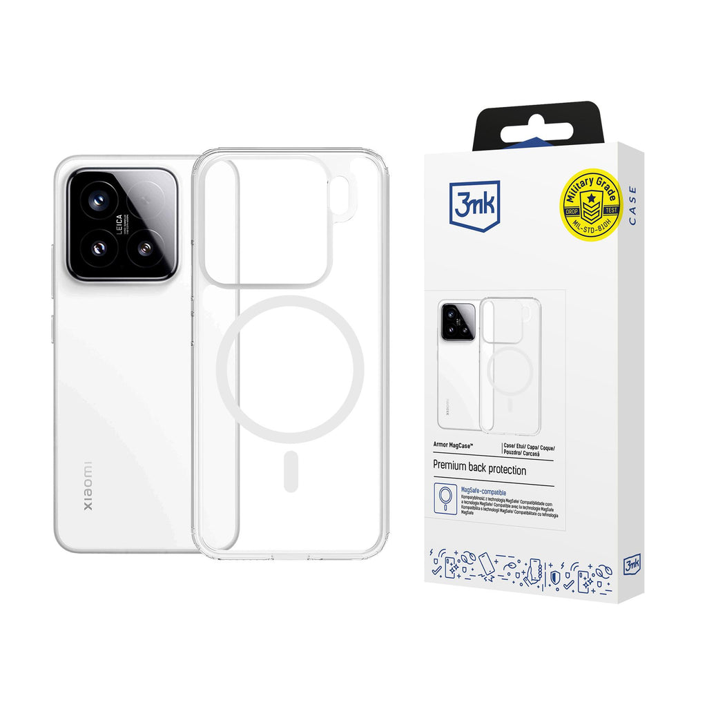 3mk Armor MagCase skirtas Xiaomi 15 - skaidrus