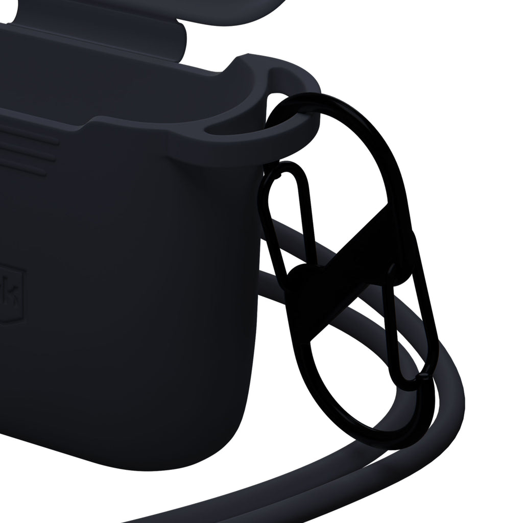 3mk silikoninis „AirPods“ dėklas, skirtas „Apple AirPods 2“ – juodas -- Cell phone cases and covers