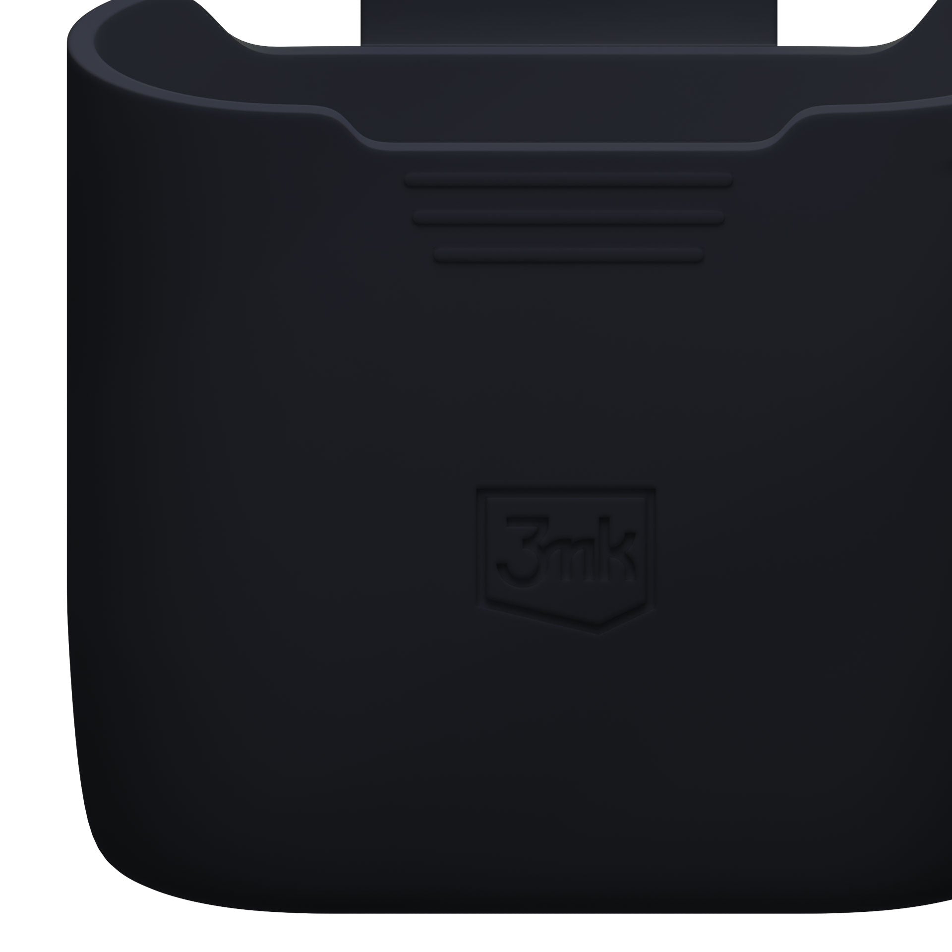 3mk silikoninis „AirPods“ dėklas, skirtas „Apple AirPods 2“ – juodas -- Cell phone cases and covers