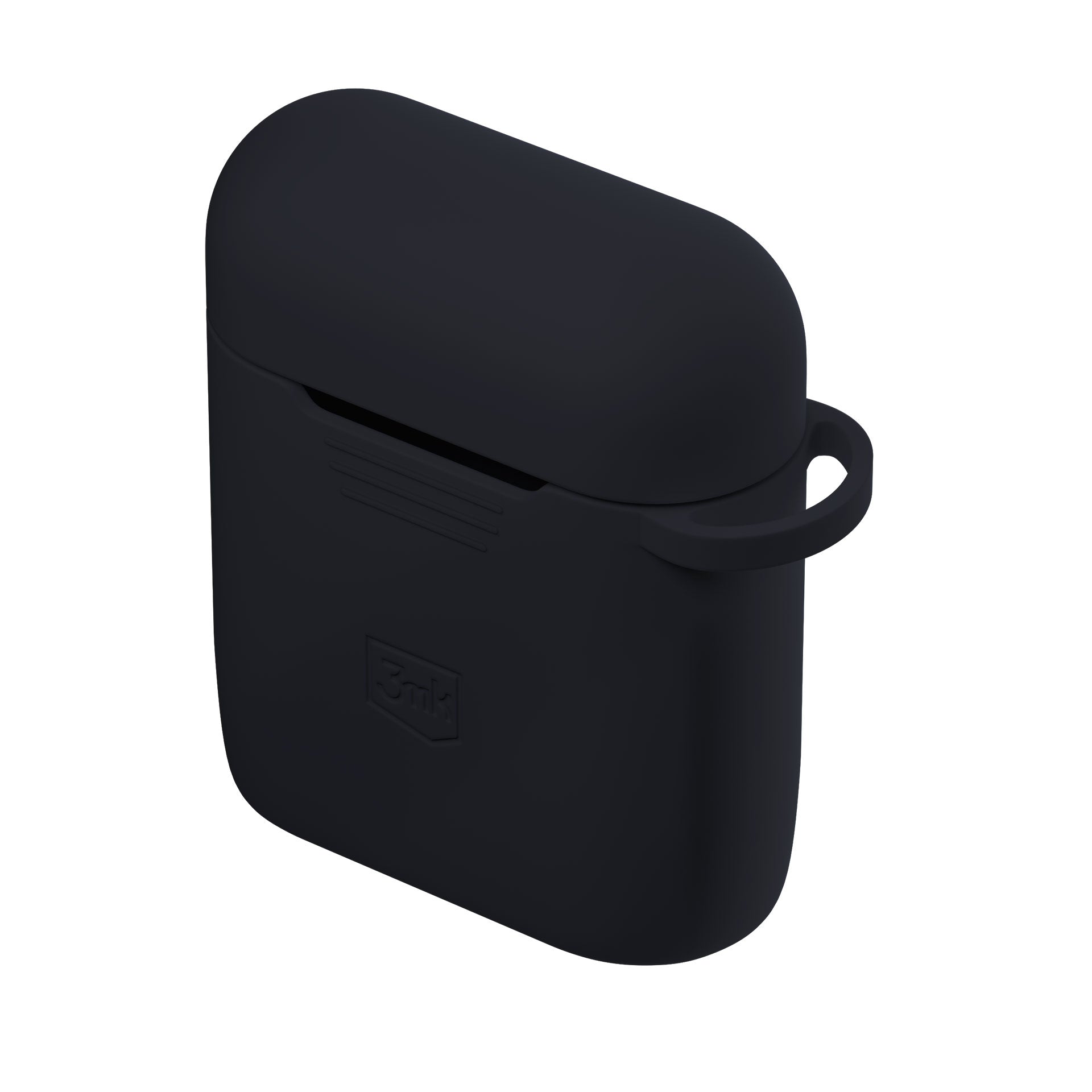3mk silikoninis „AirPods“ dėklas, skirtas „Apple AirPods 2“ – juodas -- Cell phone cases and covers