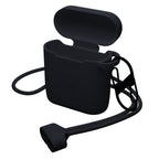 3mk silikoninis „AirPods“ dėklas, skirtas „Apple AirPods 2“ – juodas -- Cell phone cases and covers