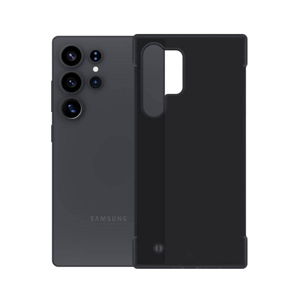 3mk Just20g matinis dėklas, skirtas Samsung Galaxy S25 Ultra – matinė juoda